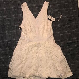 Brand New cream lace free people dress